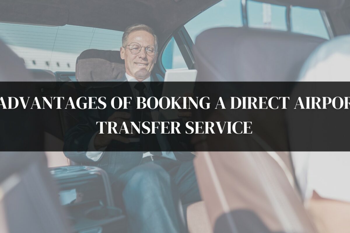 A man is sitting in the car. Airport Transfer service Airport Assistance services